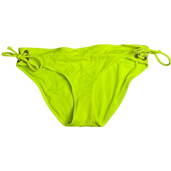 PINK Victoria Secret Lime Green Medium Swim Bottom - Picture 1 of 5
